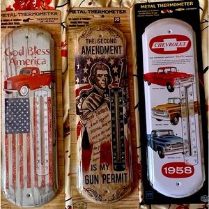 Métal termometre use indoor /outdoors durable metal désigne wheather résistant